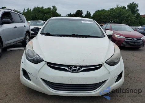 2013 Hyundai Elantra Gls z USA, uszkodzony, nr VIN 5NPDH4AE5DH383437